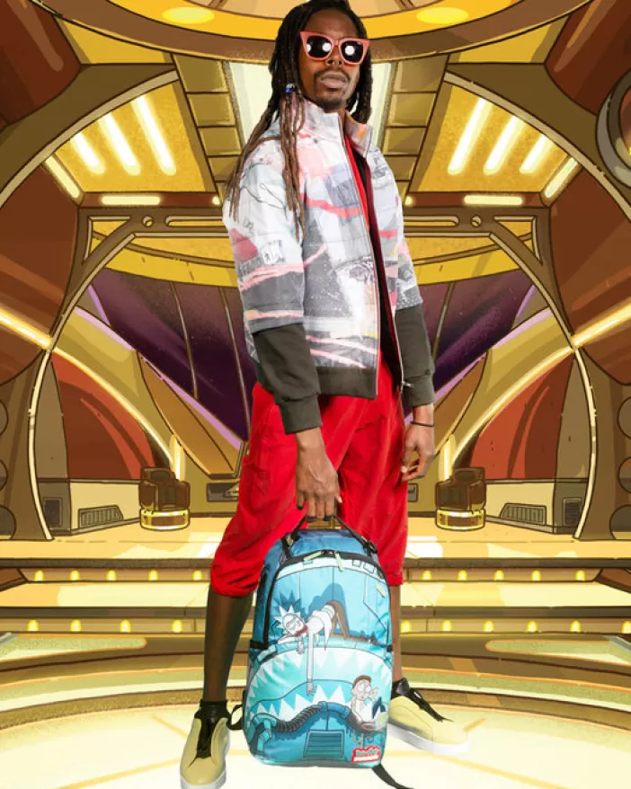 BACKPACKS*Sprayground RICK u0026 MORTY NAPSACK BACKPACK (DLXR)