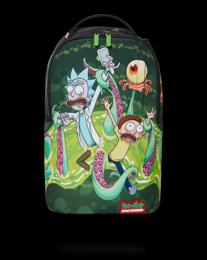 BACKPACKS*Sprayground RICK u0026 MORTY PORTAL SHARKMOUTH BACKPACK (DLXR)