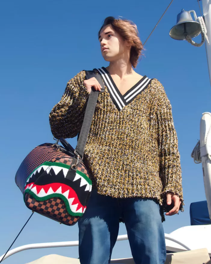 DUFFLES*Sprayground ROMEO AIR ITALIA SHARK DUFFLE