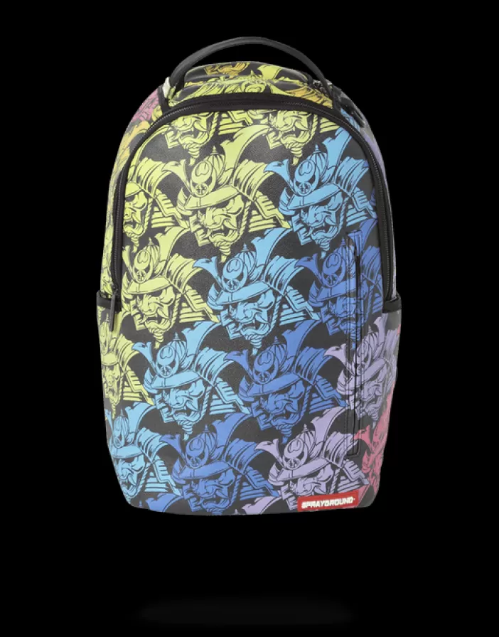 BACKPACKS*Sprayground SAMURAI HEAD REPEAT BACKPACK (ONE OF ONE)