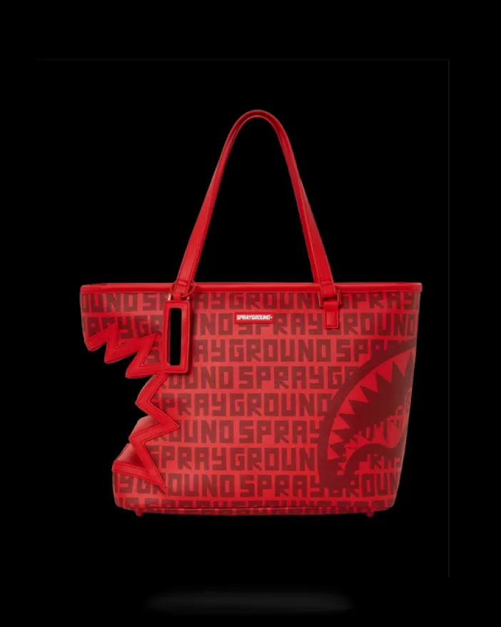 TOTES*Sprayground SHARK BITE INFARED TOTE