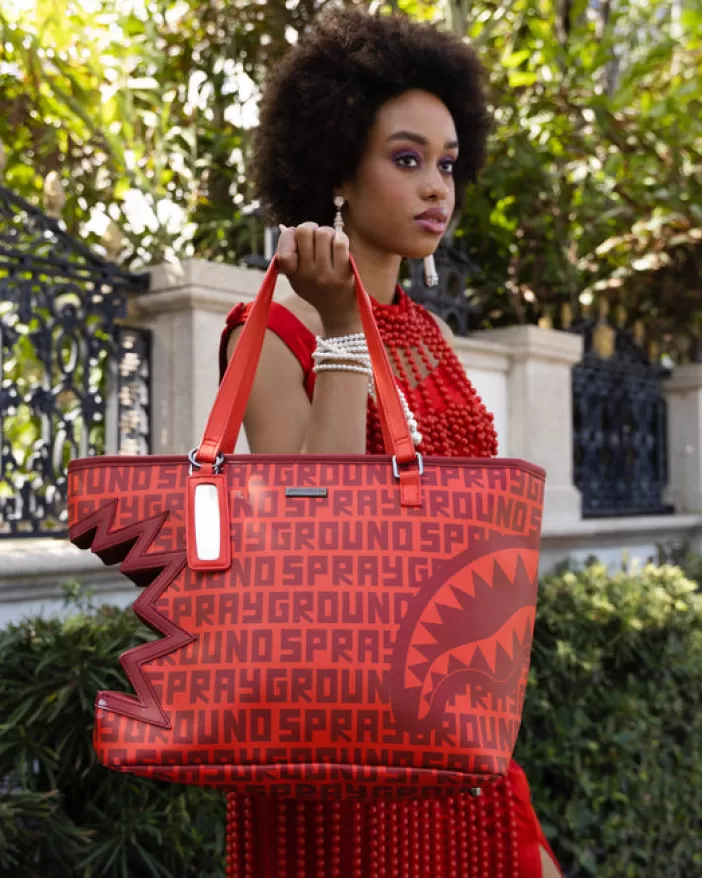 TOTES*Sprayground SHARK BITE INFARED TOTE