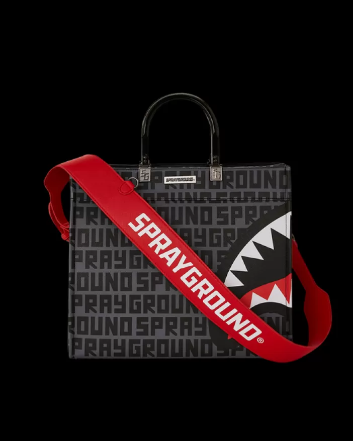 TOTES | HANDBAGS*Sprayground SHARKFINITY STEALTH PILOT TORTUGA TOTE
