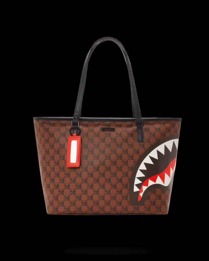 TOTES*Sprayground SHARKS AND SKULLS TOTE