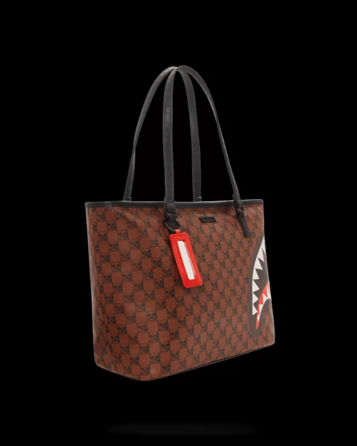 TOTES*Sprayground SHARKS AND SKULLS TOTE