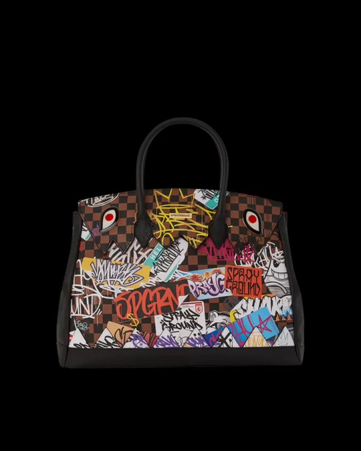 HANDBAGS*Sprayground SHARKS IN PARIS THE RIZZ SPURKIN HANDBAG