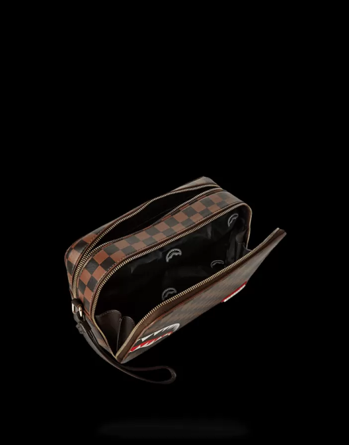 TOILETRIES AKA MONEY BAGS*Sprayground SHARKS IN PARIS TOILETRY BAG