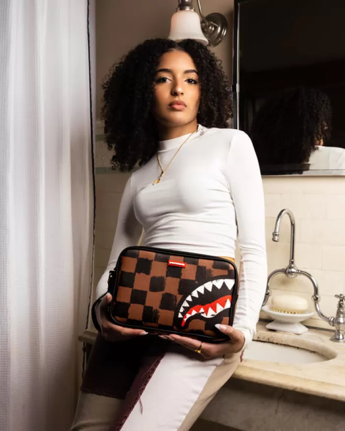 TOILETRIES AKA MONEY BAGS*Sprayground SHARKS IN PARIS VANQUISH TOILETRY BAG