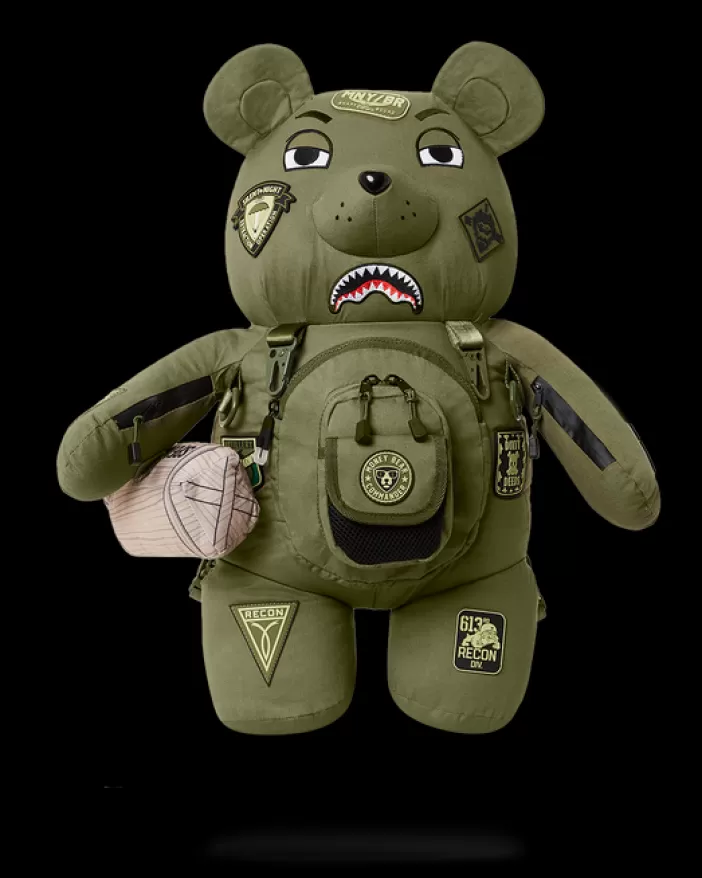 TEDDY BEAR BACKPACKS | BACKPACKS*Sprayground SPECIAL OPS FULL THROTTLE MONEYBEAR TEDDYBEAR BACKPACK
