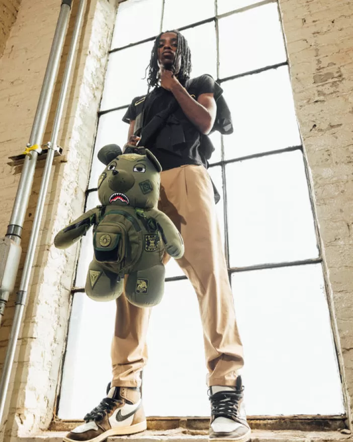 TEDDY BEAR BACKPACKS | BACKPACKS*Sprayground SPECIAL OPS FULL THROTTLE MONEYBEAR TEDDYBEAR BACKPACK