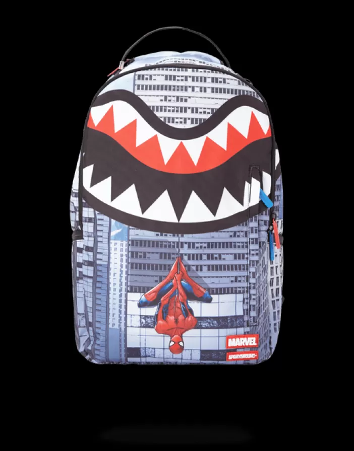 BACKPACKS*Sprayground SPIDERMAN UPSIDE DOWN SHARK