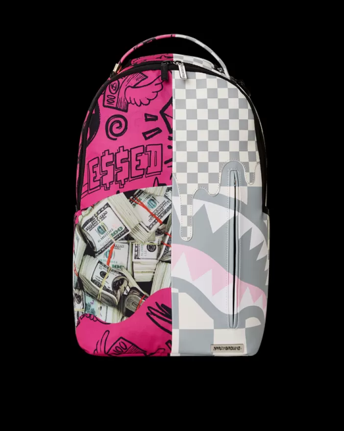 BACKPACKS*Sprayground SPLIT MONEY BLESSINGS BACKPACK (DLXV)