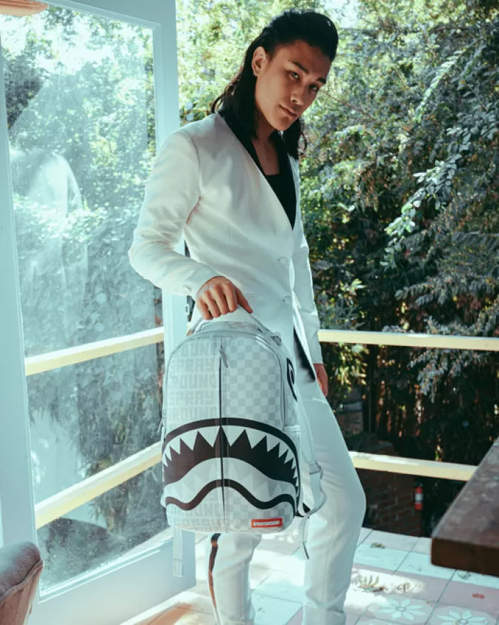 BACKPACKS*Sprayground SPLIT THE CHECK (PEARL) BACKPACK (DLXV)