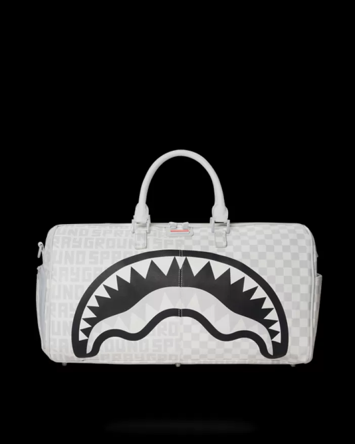 DUFFLES*Sprayground SPLIT THE CHECK (PEARL) DUFFLE