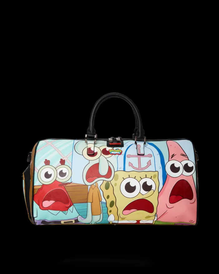 DUFFLES*Sprayground SPONGEBOB SHARK CREW EMPEROR DUFFLE