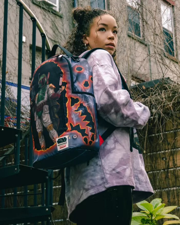 BACKPACKS*Sprayground STAR WARS BOBA FETT BLOWOUT SHARK BACKPACK