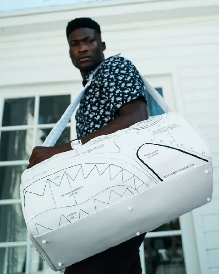 DUFFLES*Sprayground TECHNICAL CUT u0026 SHARK DUFFLE