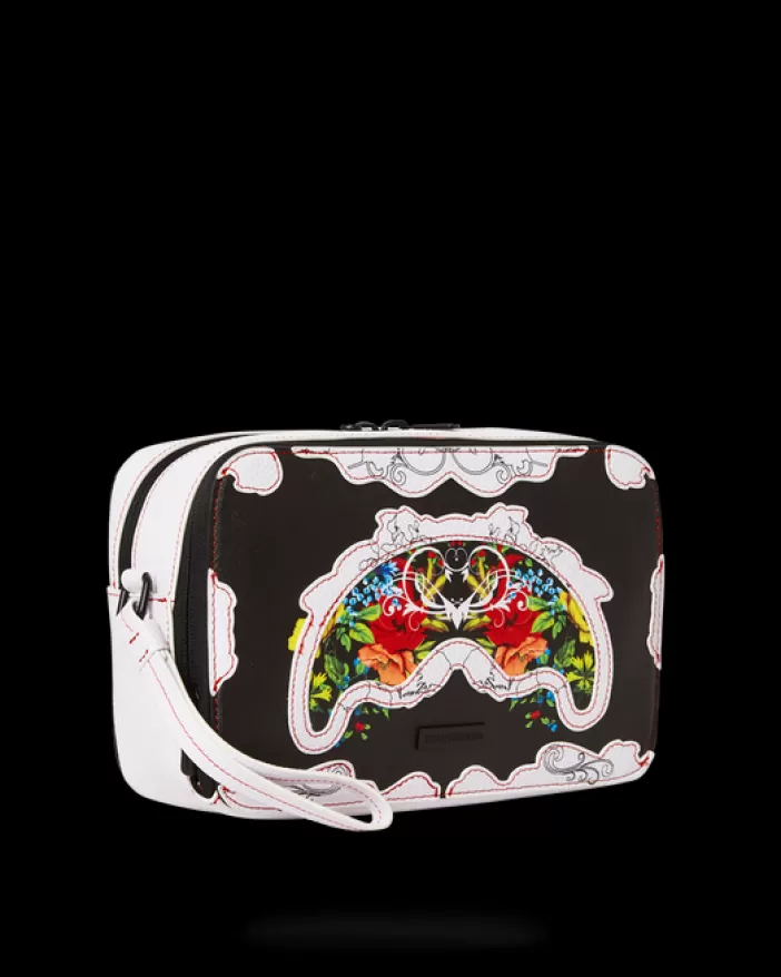 TOILETRIES AKA MONEY BAGS*Sprayground THE FLORAL CUT TOILETRY BAG