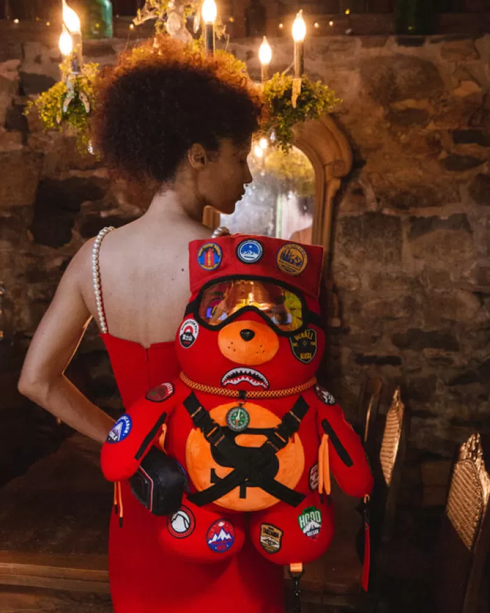 TEDDY BEAR BACKPACKS | BACKPACKS*Sprayground THE GLOBAL EXPEDITION MONEYBEAR TEDDYBEAR BACKPACK