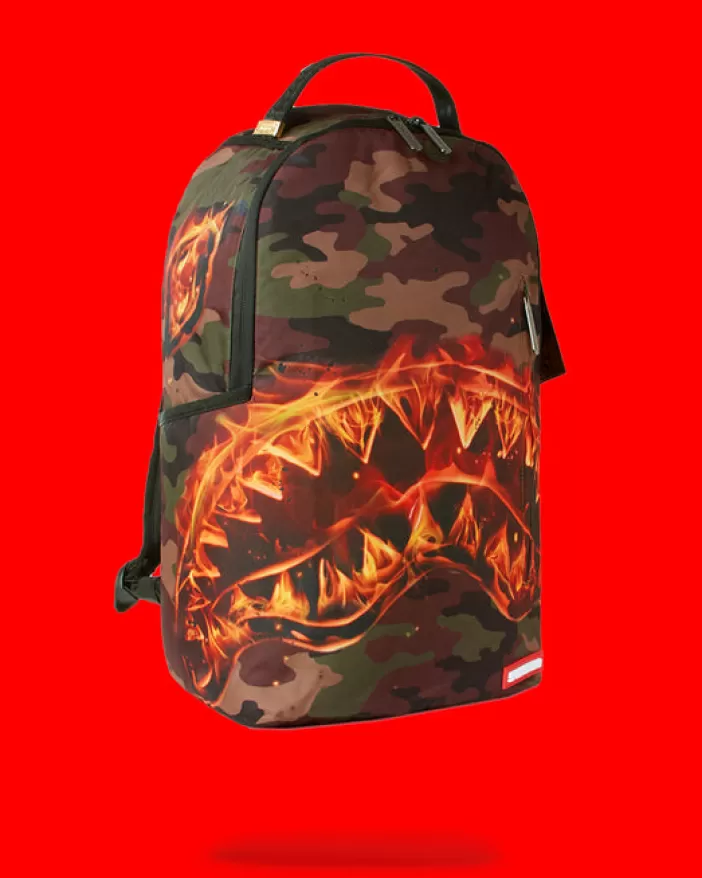 BACKPACKS*Sprayground THE LIL TJAY BURNER SHARK DLX BACKPACK