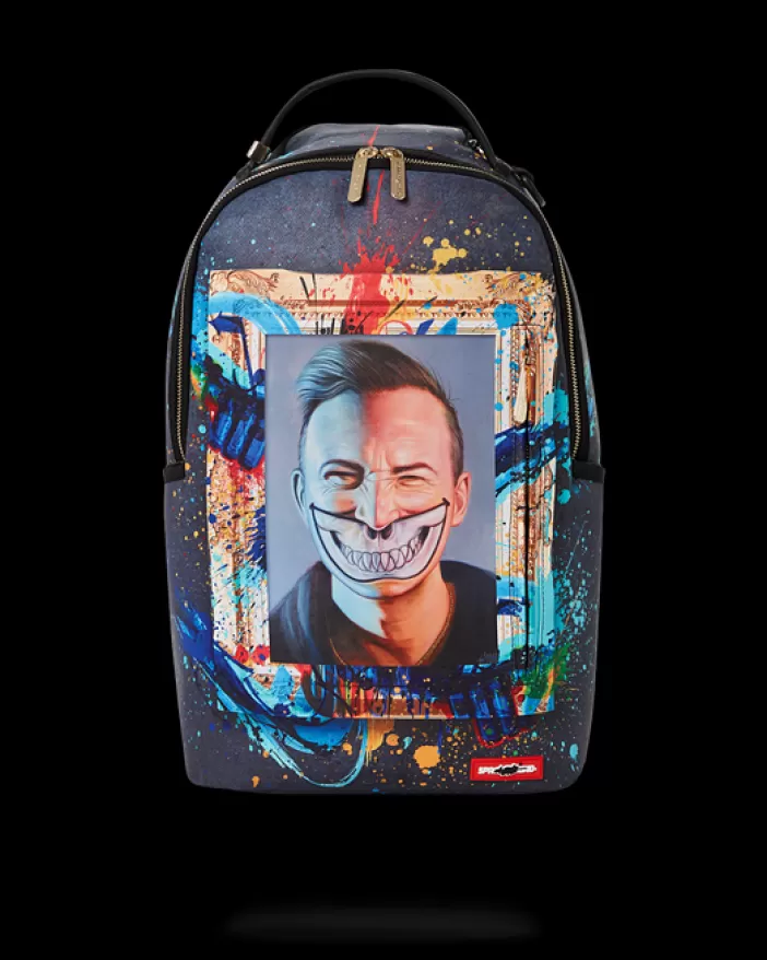 BACKPACKS*Sprayground THE RARE DBD GRIN SHARK PORTRAIT BY RON ENGLISH- SUPER LIMITED EDITION