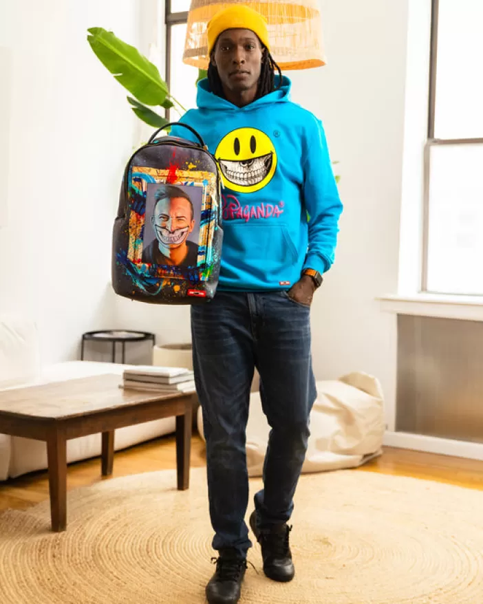 BACKPACKS*Sprayground THE RARE DBD GRIN SHARK PORTRAIT BY RON ENGLISH- SUPER LIMITED EDITION