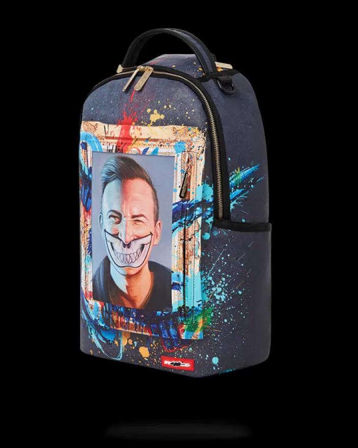 BACKPACKS*Sprayground THE RARE DBD GRIN SHARK PORTRAIT BY RON ENGLISH- SUPER LIMITED EDITION