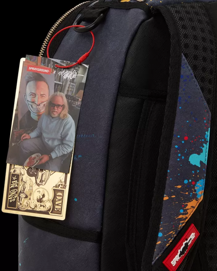 BACKPACKS*Sprayground THE RARE DBD GRIN SHARK PORTRAIT BY RON ENGLISH- SUPER LIMITED EDITION