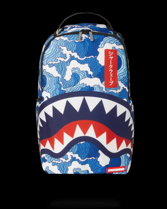 BACKPACKS*Sprayground THE SHARK WAVE (made from 100% recycled plastic bottles from the ocean)