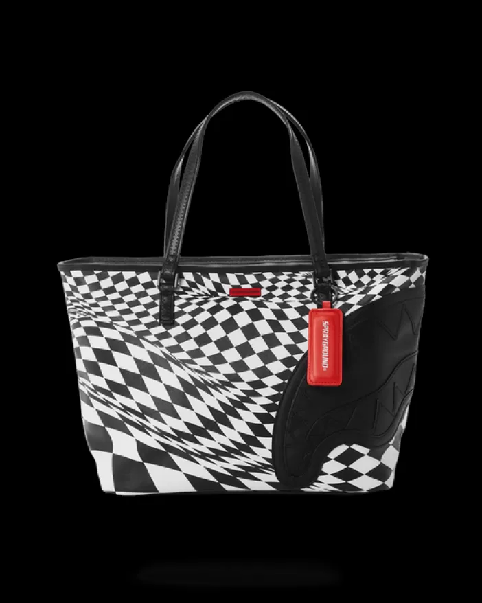 TOTES*Sprayground TRIPPY CHECK TOTE