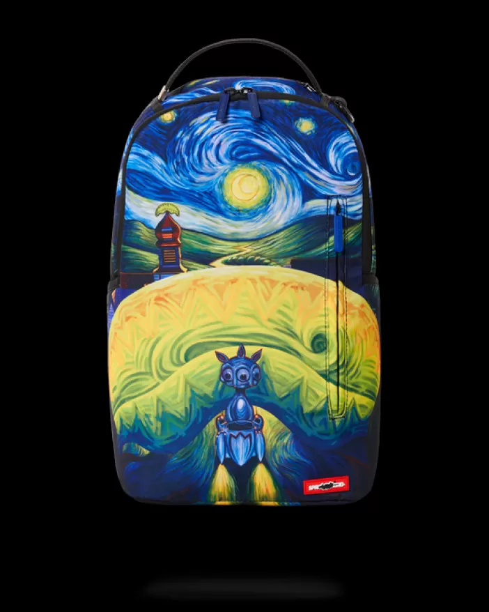 BACKPACKS*Sprayground TRIPPY NIGHTS RABBBIT EDITION RON ENGLISH COLLAB