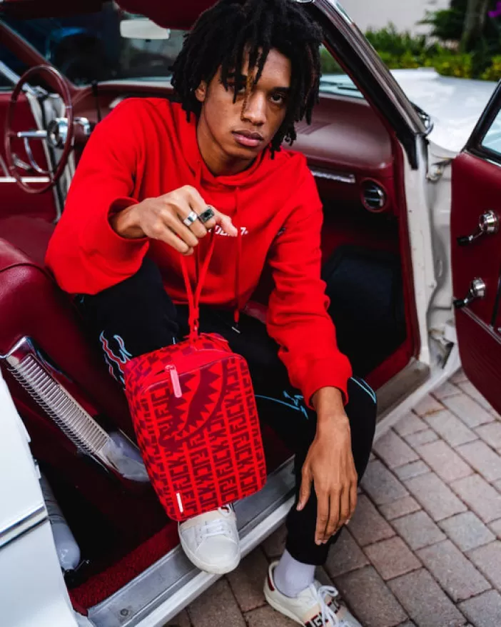 TOILETRIES AKA MONEY BAGS*Sprayground VENI VIDI VICI TOILETRY