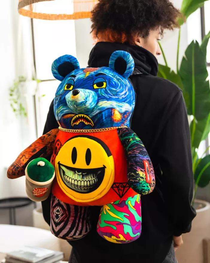 TEDDY BEAR BACKPACKS | BACKPACKS*Sprayground VILLAIN MONEY BEAR TEDDYBEAR RON ENGLISH EDITION BACKPACK