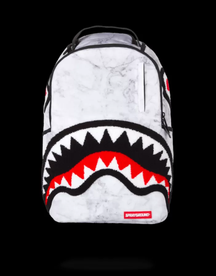 BACKPACKS*Sprayground WHITE MARBLE BACKPACK
