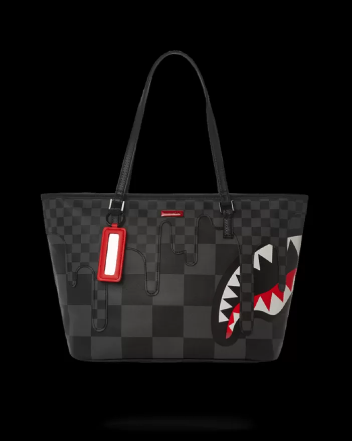 TOTES*Sprayground XTC GREY SHARKS IN PARIS TOTE