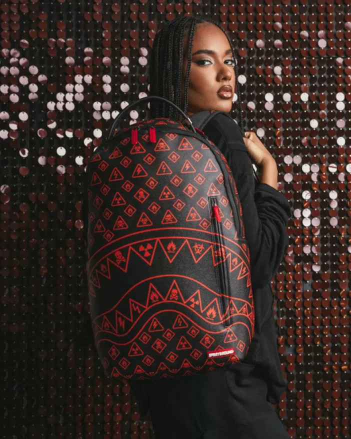 BACKPACKS*Sprayground YOU BEEN WARNED BACKPACK (DLXV)